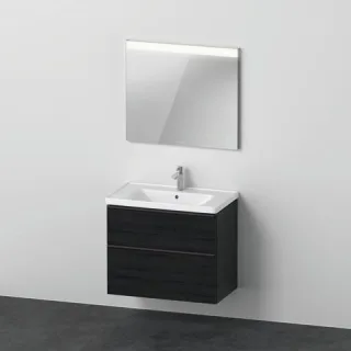 Duravit D-Neo Möbelwaschtisch mit Waschtischunterbau und Spiegel 800x480x2000 mm - DE011301616 DE011301616