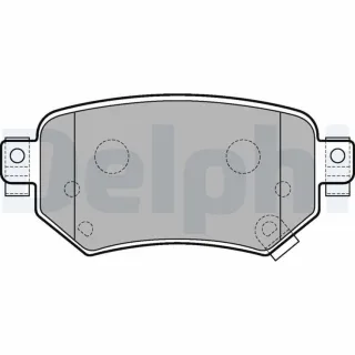 Delphi Bremsbel?ge hinten Mazda 6 GJ