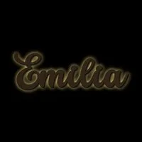 Namofactur LED Dekolicht Name Emilia Deko Licht Kinder & Erwachsene Wandlampe I MDF Holz, LED fest integriert, Warmweiß