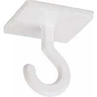 König Werbeanlagen Hinweisschild Deckenhaken, zur Deckenbefestigung, weiß, PVC, selbstkl., 10/VE