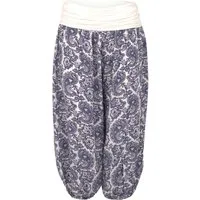 malito more than fashion Haremshose malito Damen Capri Hose mit Orient Print, Haremshose zum Tanzen, Haremshose Knielang