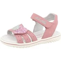 TOM TAILOR Sandale, Festtagsschuh, Klettschuh, Sommerschuh mit Glitzer-Herzen