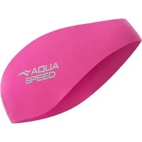 Aqua Speed Badekappe Neopren Earband Erwachsene Wasserfest & rutschfest 55 cm Umfang, Ohrenschutz mit Klett – Sicherer Halt beim Schwimmen & Sport