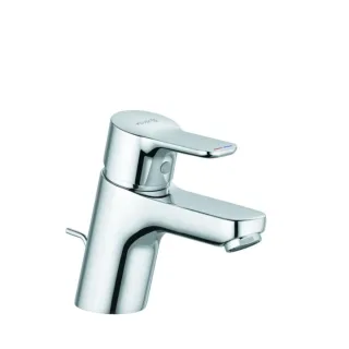 Kludi Pure&easy Waschtischarmatur 373850565 chrom, DN 15, mit Metall-Ablaufgarnitur