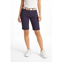 SUBLEVEL Shorts Damen Bermudas kurze Hose Baumwolle Jeans Sommer Chino Stoff