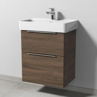 Sanipa 3way Waschtischunterbau zu Laufen Pro S Waschtisch mit 2 Auszügen, Eiche-Arizona UM78580