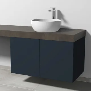Sanipa Waschtischunterbau mit Türen 2morrow (P3364) 510x900x520 Marine-Matt, P33641R P33641R