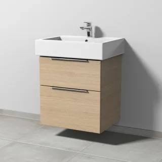 Sanipa 3way Waschtischunterbau zu Duravit Vero Waschtisch mit 2 Auszügen, Eiche-Nordic UM71648