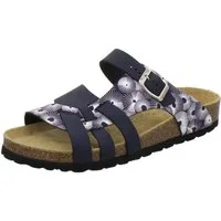 AFS-Schuhe 212240 Kralle Pantolette für Damen mit Fußbett, bequeme Sandalen aus Leder