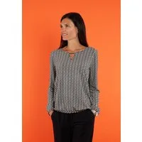 Seidel Moden Langarmshirt Exklusiv bei OTTO mit grafischem Muster und Cut-Out - MADE IN GERMANY