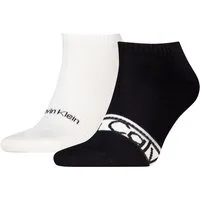 Calvin Klein Sneakersocken CK MEN SNEAKER 2P LOGO STRIPE (2 Paar) mit Logoschriftzug, Cotton-Mix