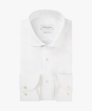 Profuomo - Royal Twill No. 6 weiß - Gr. - 38