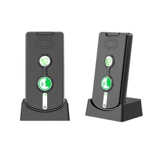 2.4Ghz Wireless Voice Caller Long Distance Audio Door Phone Intercom 500m Range Two Way Call Auto Answer 1000mAh Battery