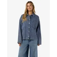 Noisy may Jeansbluse NMENZA L/S OVERSIZE SHIRT MG004MB NOOS