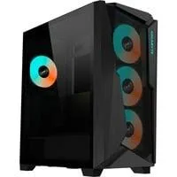 C301 G V2 , Tower-Gehäuse schwarz, Tempered Glass