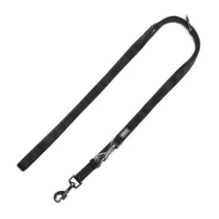 AniOne Nylonführleine Classic 2-lagig schwarz L