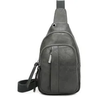 ITALYSHOP24 Schultertasche Damen Herren Crossbody Brusttasche Bodybag, Umhängetasche, Crossover & Rucksack