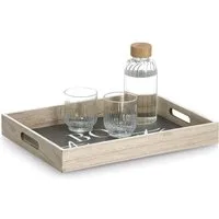 Zeller Present Tablett, MDF, (1-tlg), mit Aufdruck ''Bon Appetit'', 2 Grifflöcher