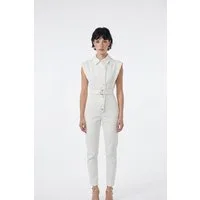 HOLLY LOLLY Midikleid Gürtel-Perlen-Overall