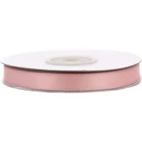 Creativery Satinband, Doppelseitiges Satinband 10mm x 20m Rolle Altrosa
