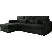 Luxusbetten24 Schlafsofa Designer Sofa Roma in Cord, mit Stauraum und Schlaffunktion