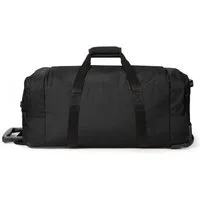 Eastpak Reisetasche Leatherface M +, Black, mit Tragegriffe, Rollsystem, Schwarz, 69 Liter