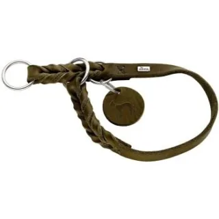 Hunter Dressurhalsung Solid Education oliv 35 cm