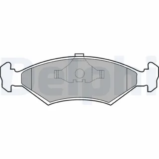 Delphi Bremsbel?ge vorne Ford Courier Escort Fiesta Orion Sierra