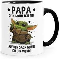 MoonWorks Tasse Tasse Geschenk Papa Sprüche Geschenkidee Vatertag Lustig Motiv, Keramik