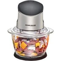 Zerkleinerer MZ 400 edelstahl/schwarz, 400 Watt, Glasbehälter 1 Liter