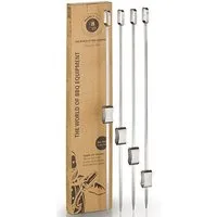 Buddy's Grillspieß Buddy´s BBQ (Set, 4-St), Edelstahl, wiederverwendbar, 29 cm