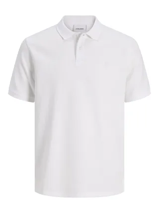 JACK&JONES - JJEAUSTIN POLO SS NOOS White - Gr. - XXL