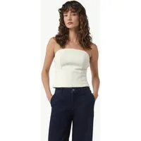 comma Blusentop Bluse Hochwertige Corsage mit seitlichem Reißverschluss