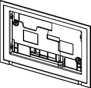 Tece lux Mini Befestigungsrahmen , 9820397 9820397