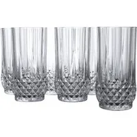 CRISTAL D´ARQUES Gläser-Set Longchamp Eclat Transparent, 6-tlg., Glas