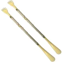 HAC24 Schuhlöffel 2in1 Schuhanzieher und Rückenkratzer Anziehhilfe Kratzhilfe (2-tlg), 50 cm mit Aufhängeschlaufe