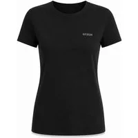 Guess Kurzarmshirt TRACEY CN SS - T-Shirt Damen - Baumwollshirt - Stretch Shirt mit Logo