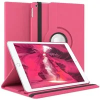 EAZY CASE Tablet-Hülle Rotation Case für Apple iPad 7./8./9. Gen. 10,2 Zoll, Klapphülle zum Aufstellen Rundum Hülle Book Tablet Slim Klappcase Pink