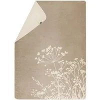 Wohndecke Bamboo 'Gräser' 150 x 200 cm, DAVID FUSSENEGGER