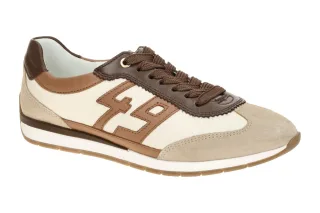 ara 12-50902 08 Portofino Bequeme Sneaker Halbschuhe Beige Mocca Flexibel