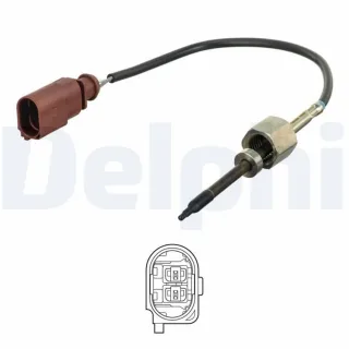 Delphi Abgastemperatursensor VW Crafter 2,5 TDI TS30262