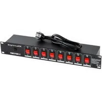 lightmaXX Stromverteiler (Power Panel 8 - Steckdosenleiste für Bühne Theater Diskotheken und Clubs Stromunterverteiler, Stromversorgung für Beleuchtung, Stromunterverteiler), Steckdosenleiste, Bühne, Stromunterverteiler
