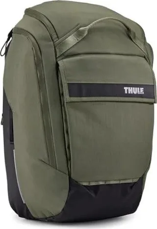 Thule Paramount Hybrid Pannier Fahrradpacktasche und Rucksack in einem Soft Green 26 L