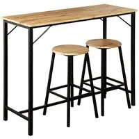 KESPER® Bargruppe KESPER Küchenbar 3tlg., FSC, (3-tlg), inkl. 2 Barhocker