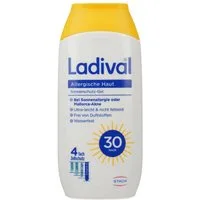 Ladival Sonnenschutzcreme LADIVAL allergische Haut Sonnenschutz-Gel LSF 30 200ml PZN 19362674