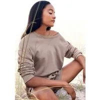 LASCANA Sweatshirt aus organischer Baumwolle, Loungewear