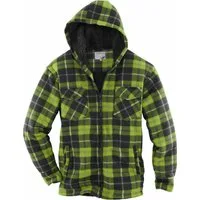 Terrax Workwear Langarmhemd Thermohemd mit Teddyfutter