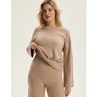 ESOTIQ Hausanzug Hausanzug Loungewear Set aus Viskose-Mix leicht langärmlig Chilo (2 tlg)