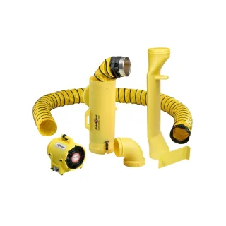 Ramfan Schachteinstiegssystem Manhole Entry Device , Abmessung Lüfter:355 x 305 x 330mm
