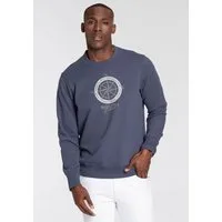 DELMAO Sweatshirt lange Ärmel, lässige Passform, mit Print, Rundhals